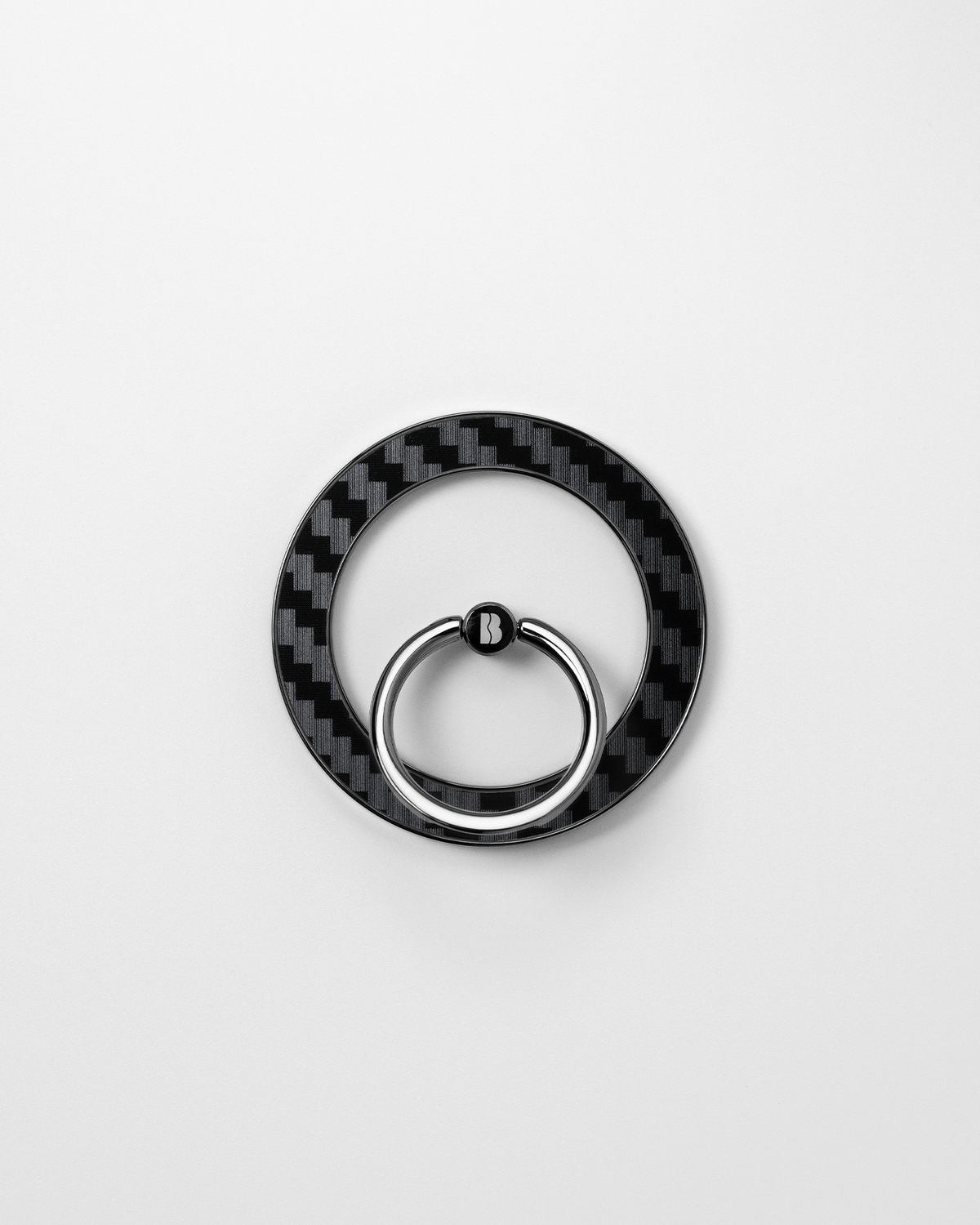 BLACK CARBON Magnetic Ring Grip