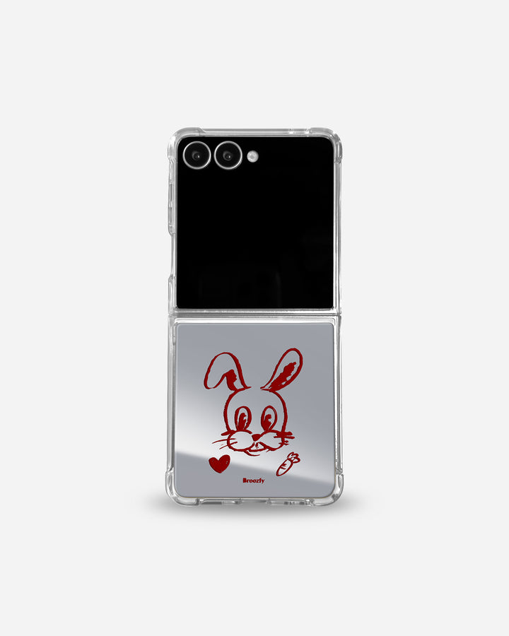 BUNNY &CARROT Mirror Z Flip Case