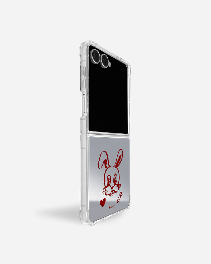 BUNNY &CARROT Mirror Z Flip Case