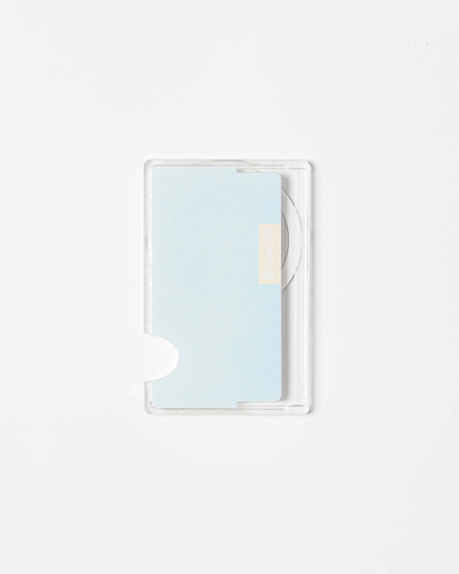 CELESTE HAZE Matte Texture Magnetic Card Wallet