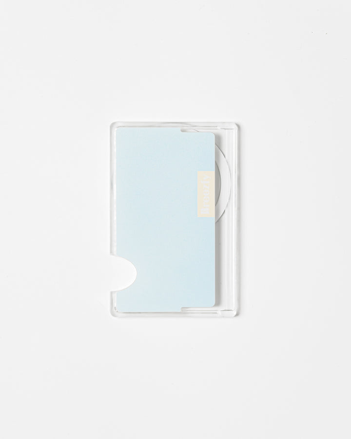 CELESTE HAZE Matte Texture Magnetic Card Wallet