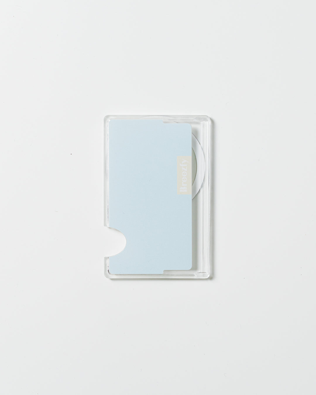CELESTE HAZE Matte Texture Magnetic Card Wallet