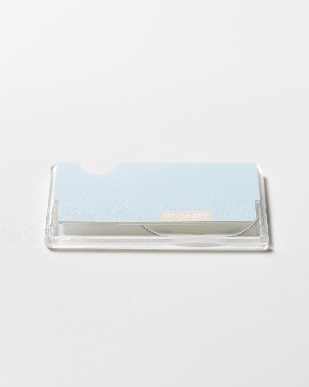 CELESTE HAZE Matte Texture Magnetic Card Wallet