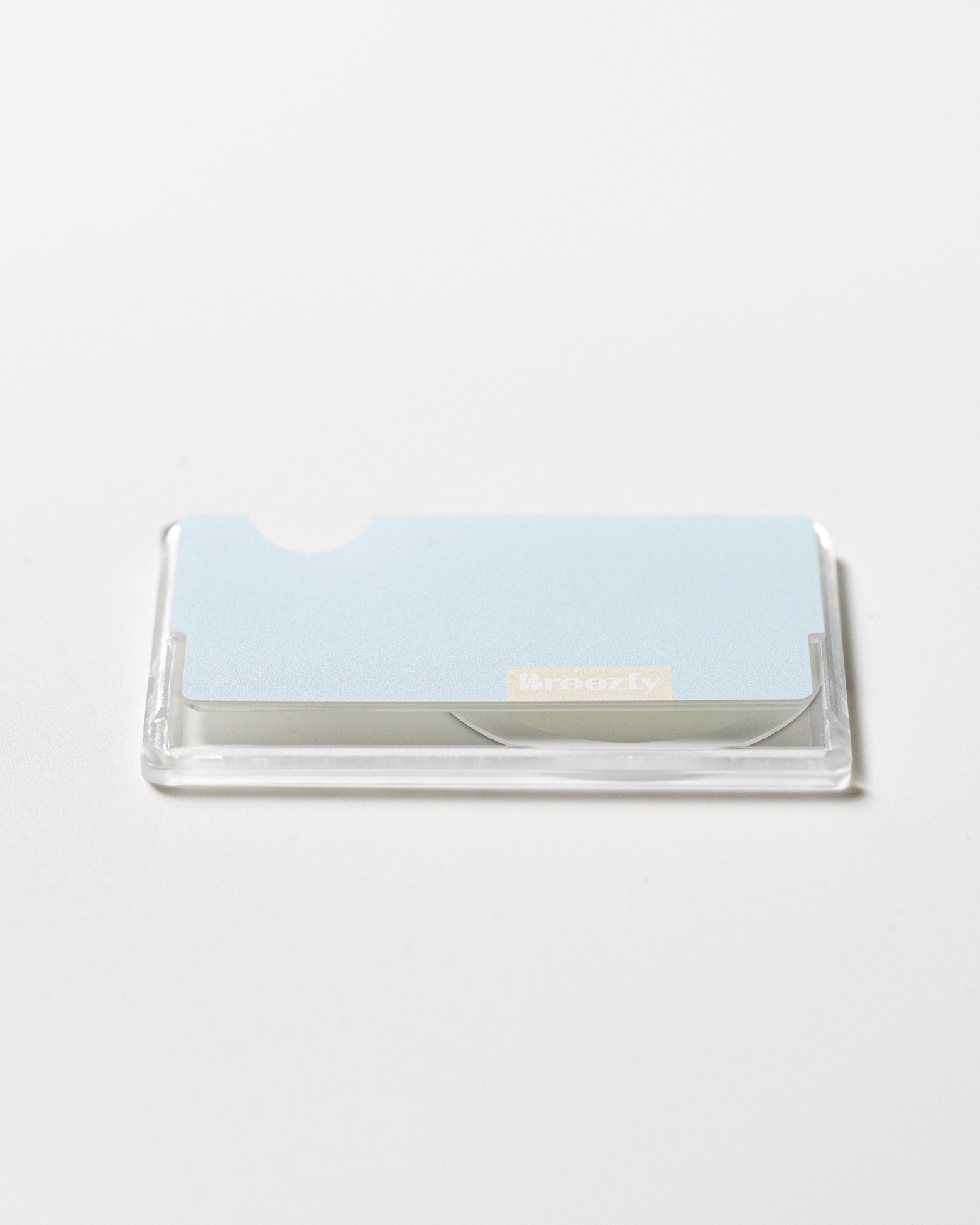 CELESTE HAZE Matte Texture Magnetic Card Wallet