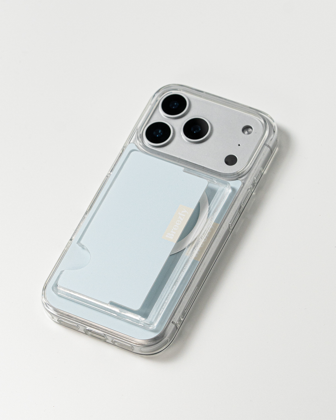 CELESTE HAZE Matte Texture Magnetic Card Wallet