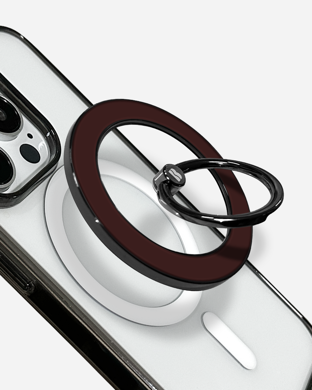 DARK MAROON Magnetic Ring Grip