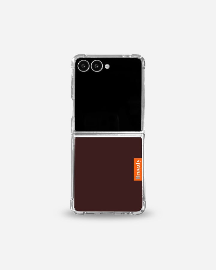 DARK MAROON Vivid Z Flip Case