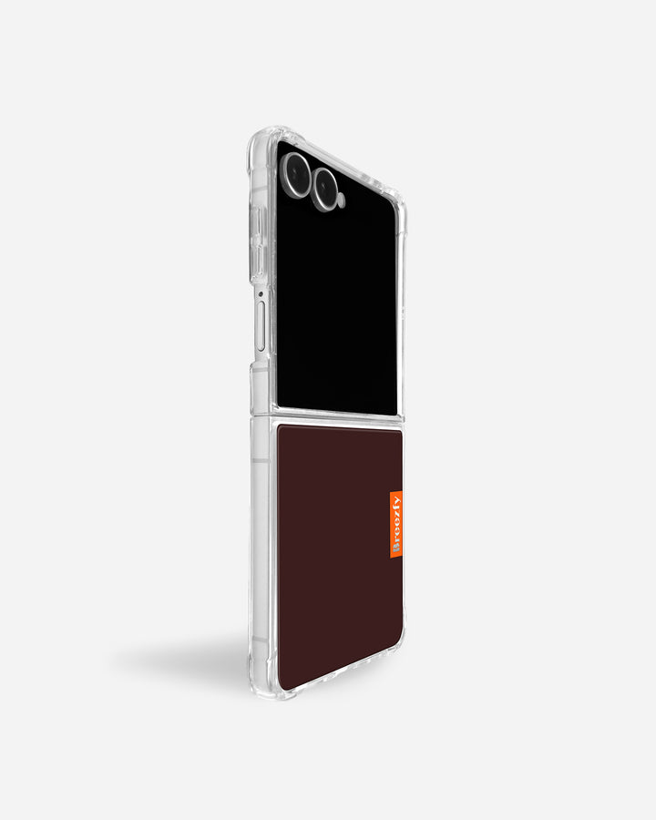 DARK MAROON Vivid Z Flip Case