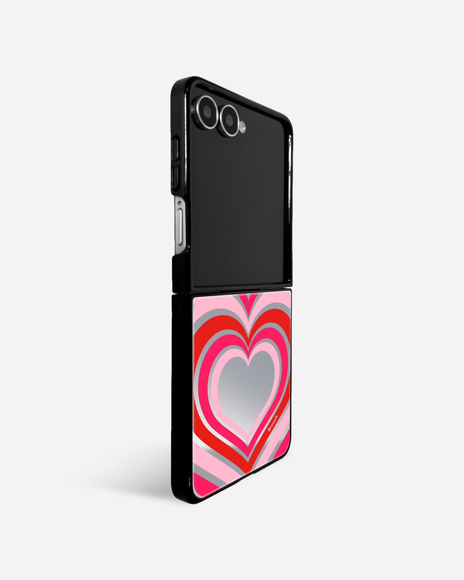 HEART POP Mirror Z Flip Case