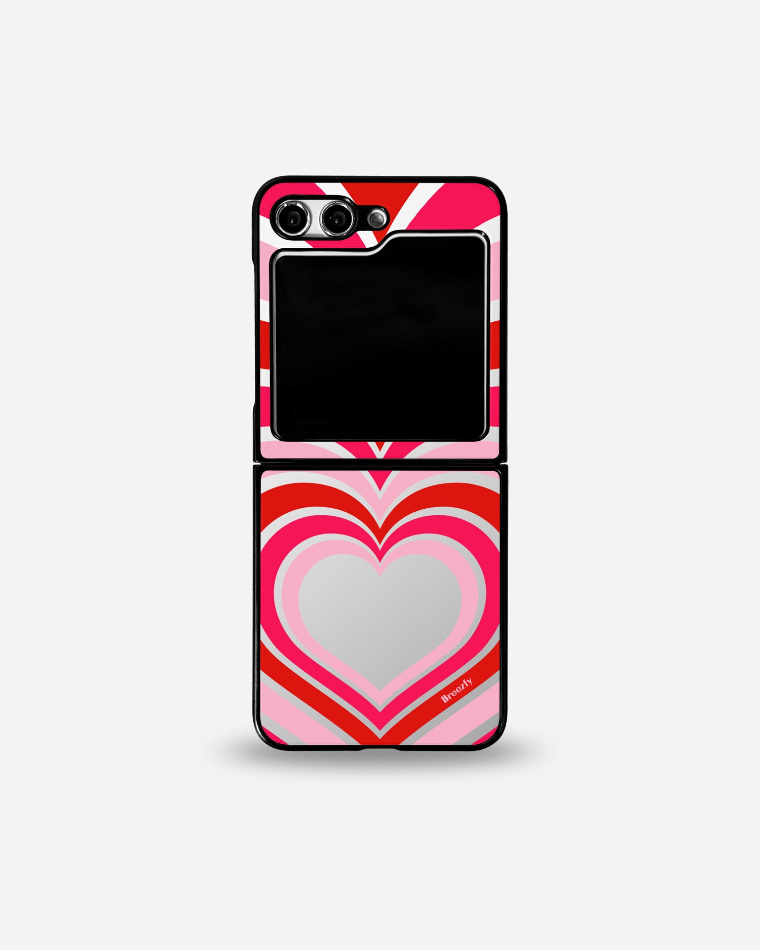 HEART POP Mirror Z Flip Case