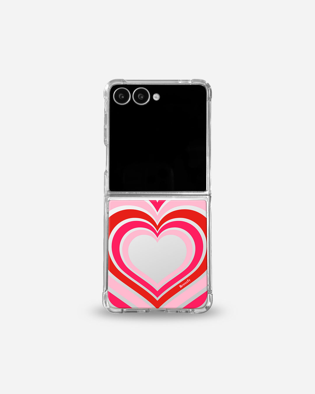 HEART POP Mirror Z Flip Case