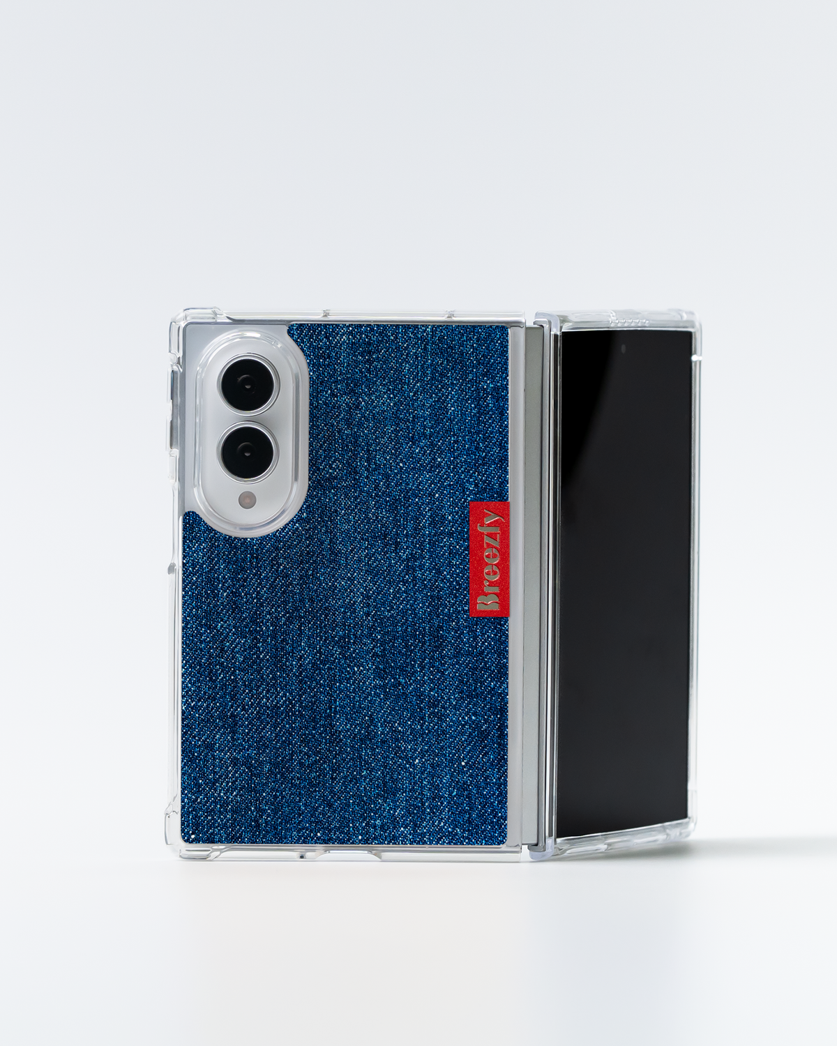 Jean Pattern Matte Texture Z Fold Case