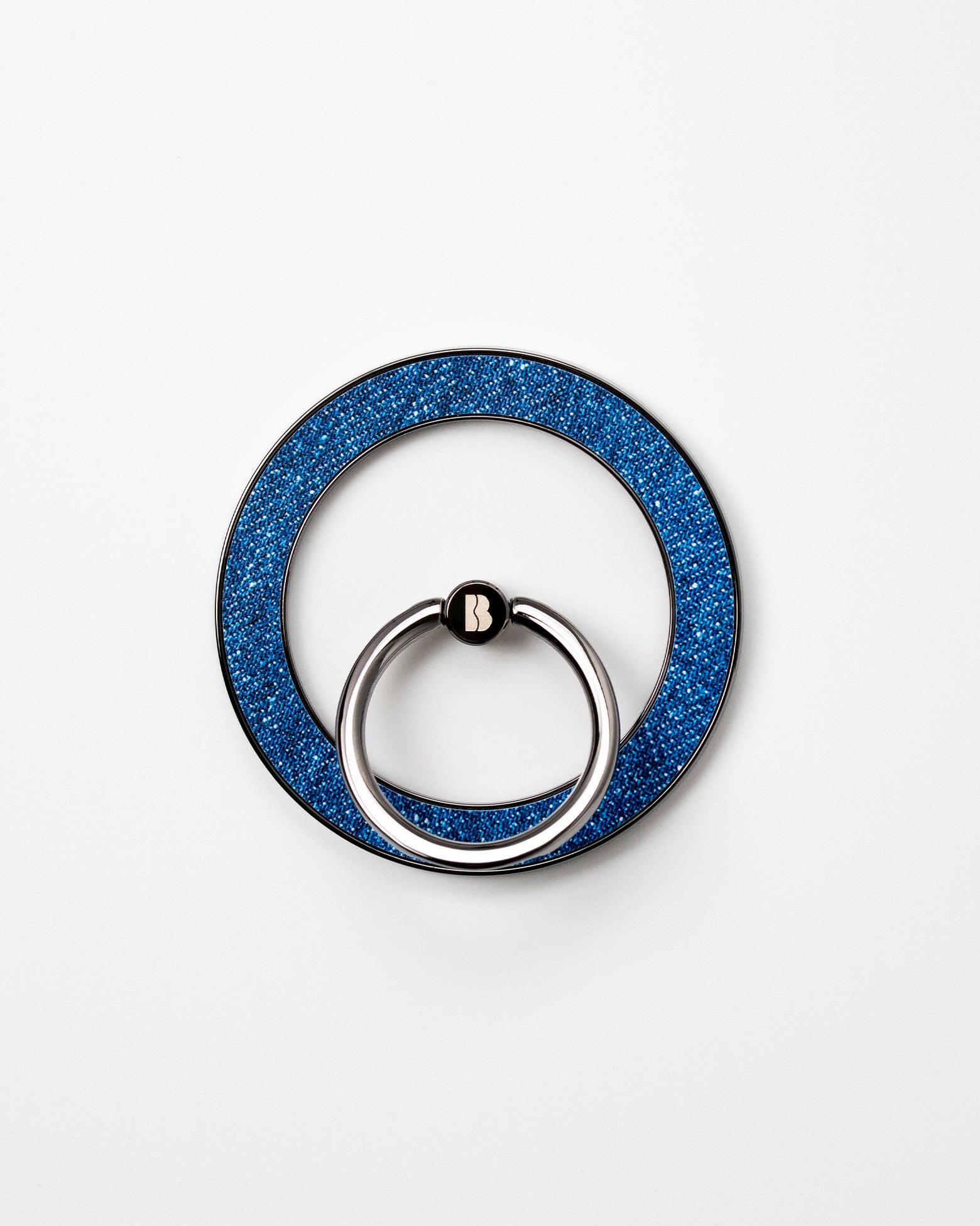 Jean Pattern Matte Texture Magnetic Ring Grip
