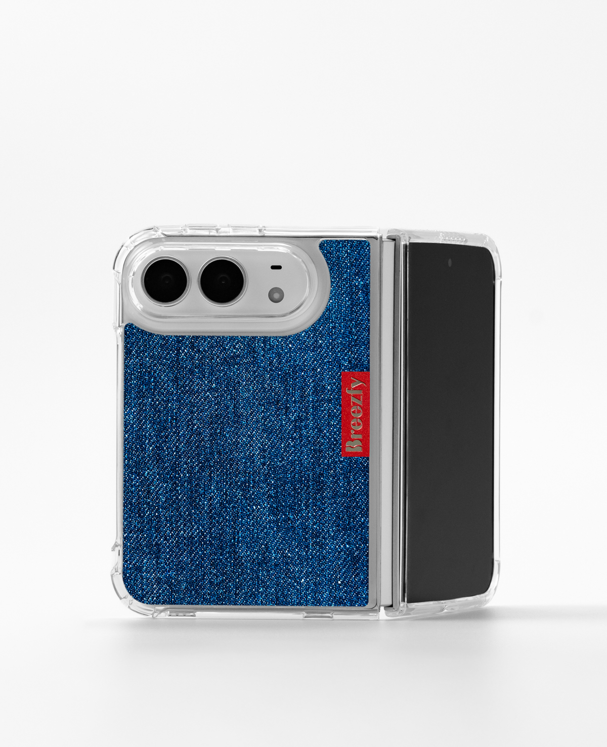 Jean Pattern Matte Texture iPhone Duo Case