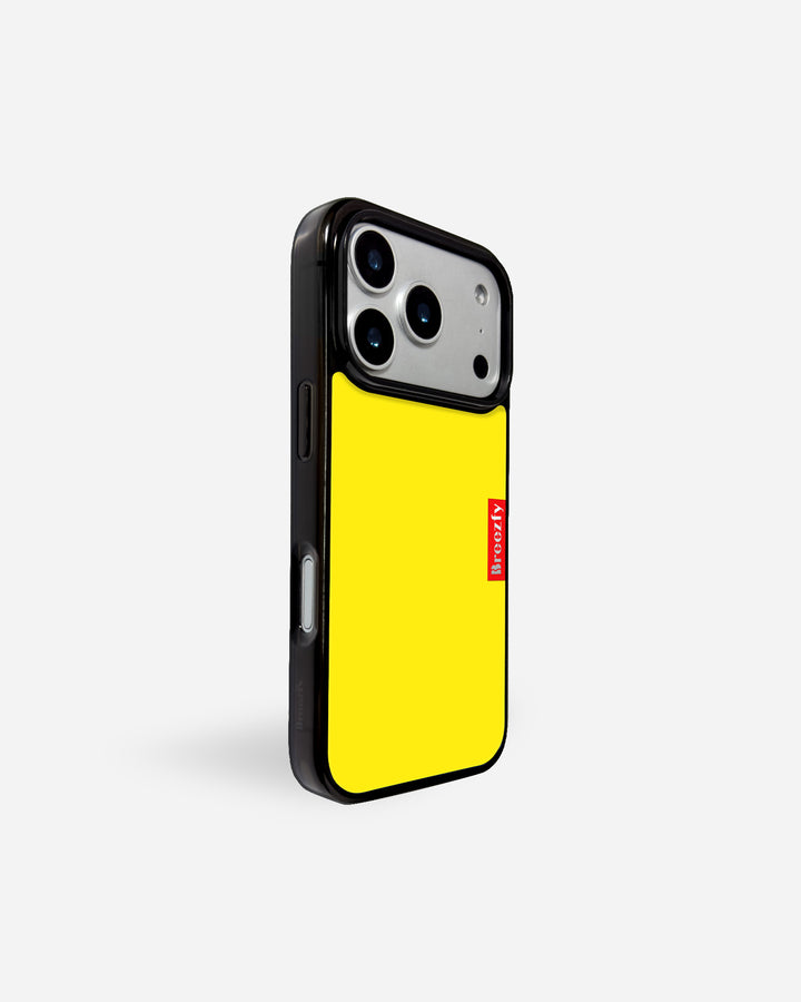 LEMON YELLOW Vivid iPhone Case