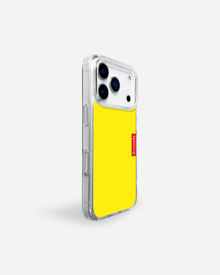 LEMON YELLOW Vivid iPhone Case
