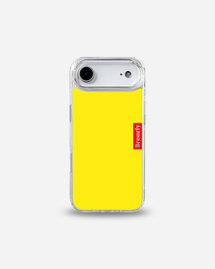 LEMON YELLOW Vivid iPhone Case