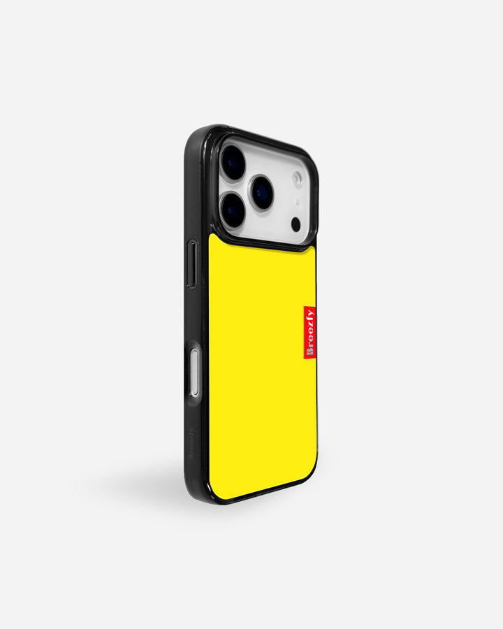 LEMON YELLOW Vivid iPhone Case