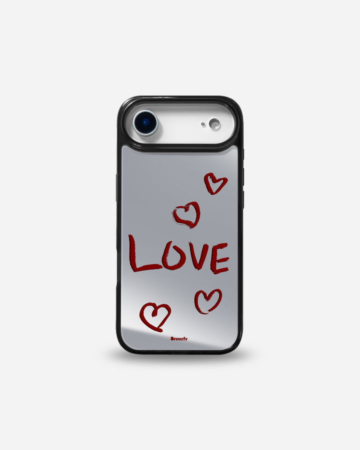 LOVE Mirror iPhone Case