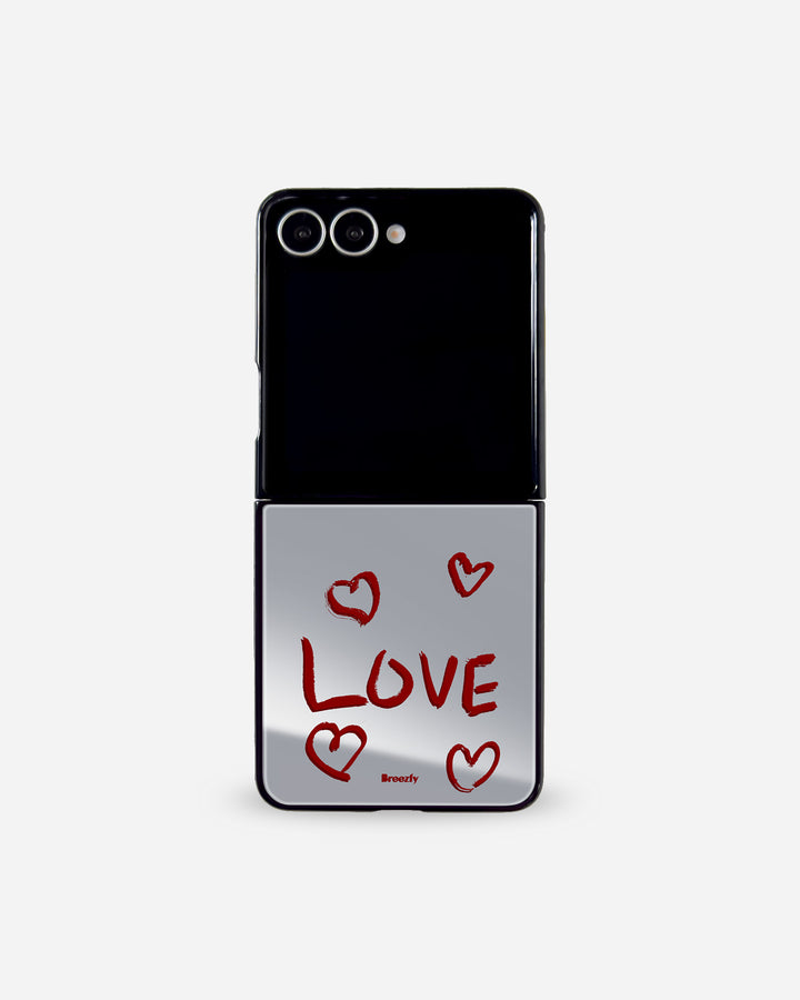 LOVE Mirror Z Flip Case