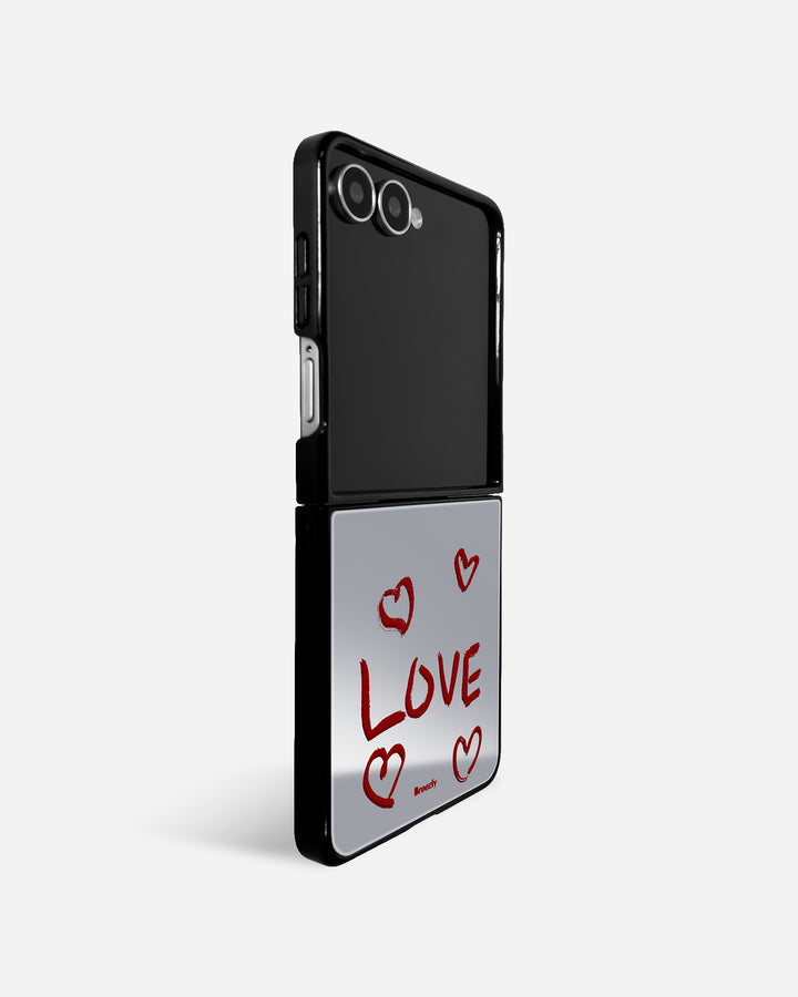 LOVE Mirror Z Flip Case