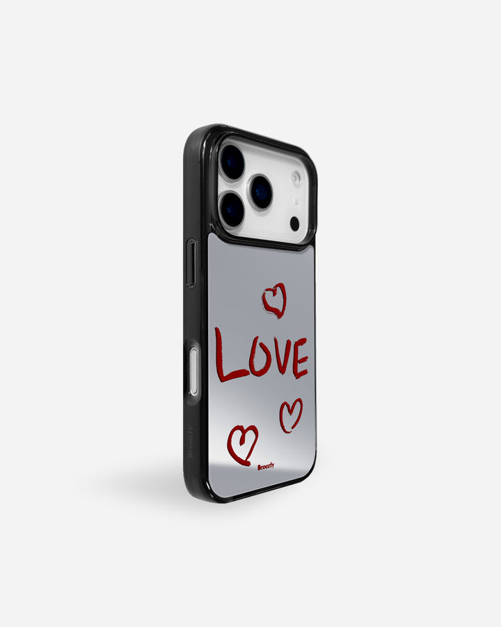 LOVE Mirror iPhone Case