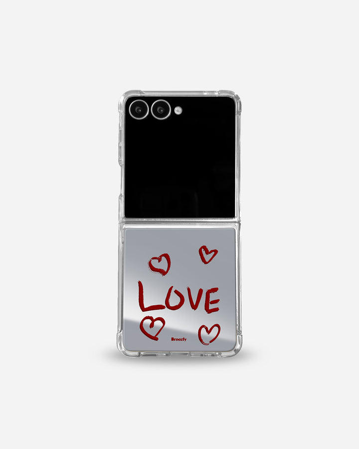 LOVE Mirror Z Flip Case