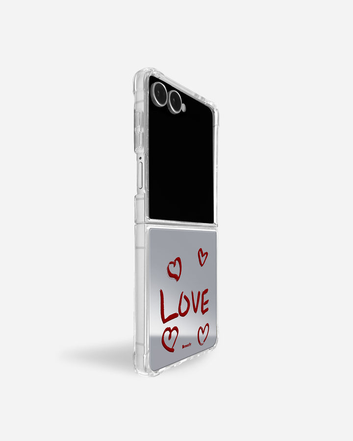 LOVE Mirror Z Flip Case