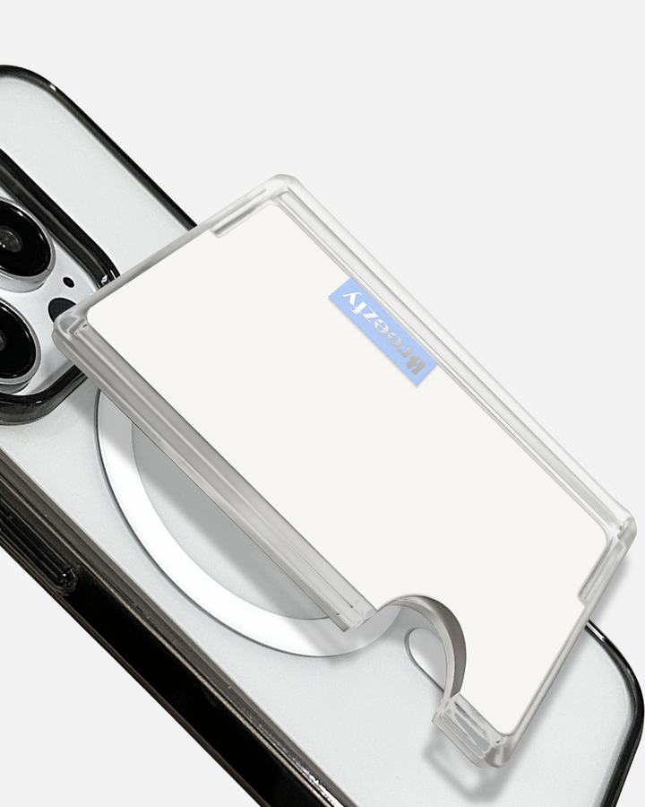 CLOUD DANCER Magnetic Card Wallet