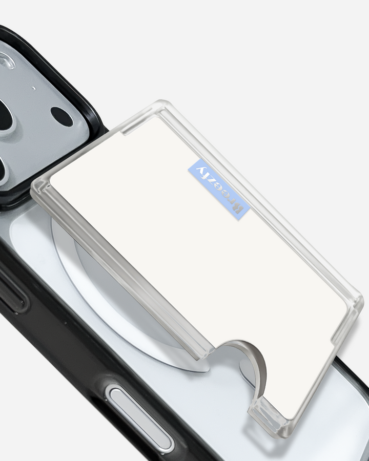 CLOUD DANCER Magnetic Card Wallet