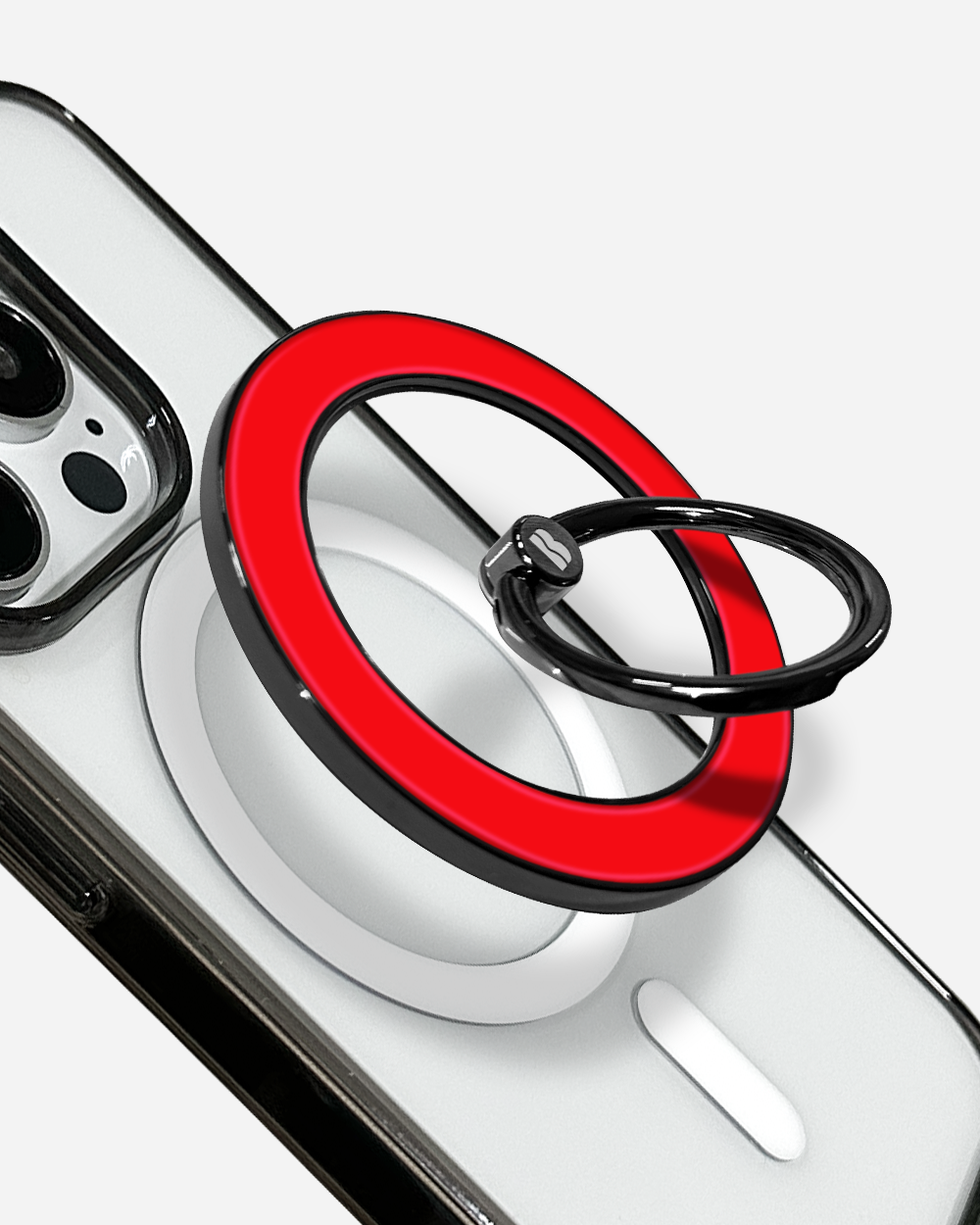 APPLE RED Magnetic Ring Grip
