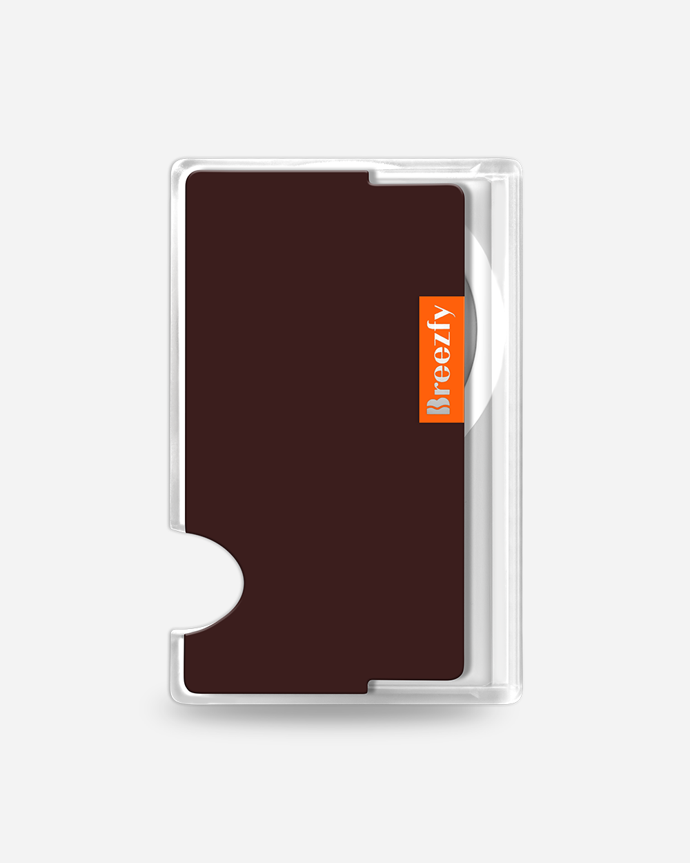 DARK MAROON Magnetic Card Wallet