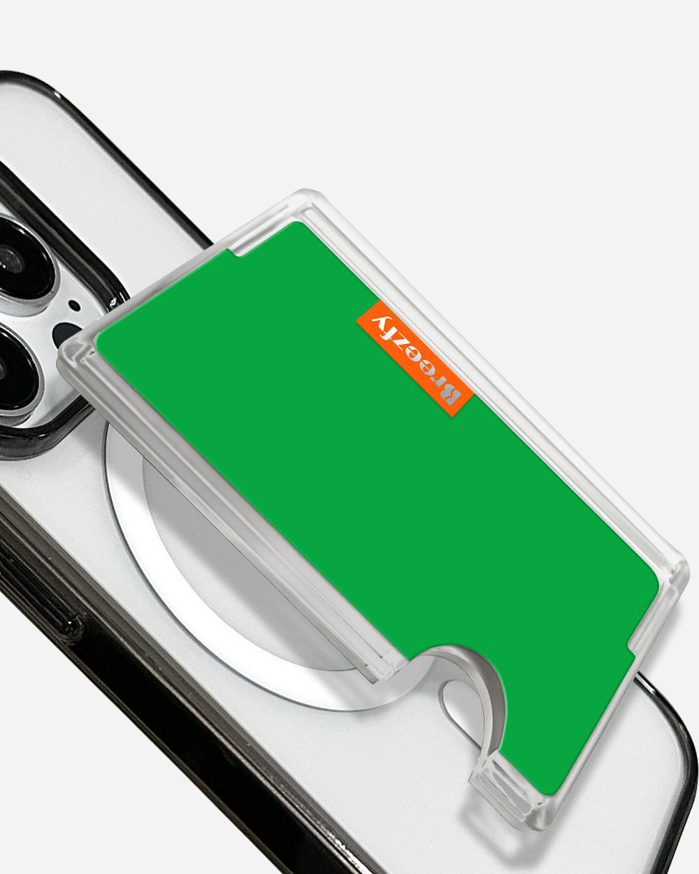 FOREST GREEN Magnetic Card Wallet