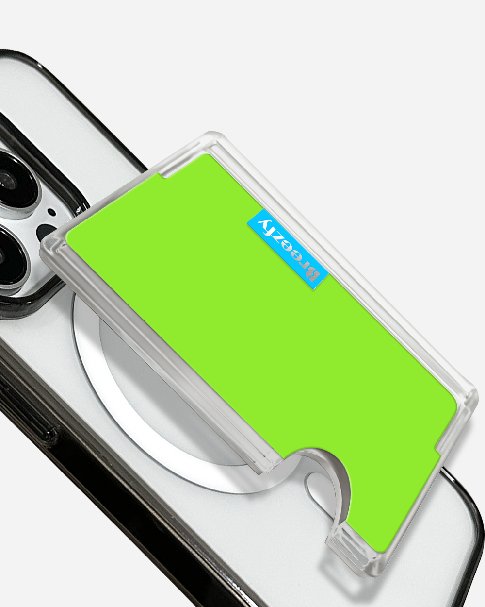 LIME Magnetic Card Wallet