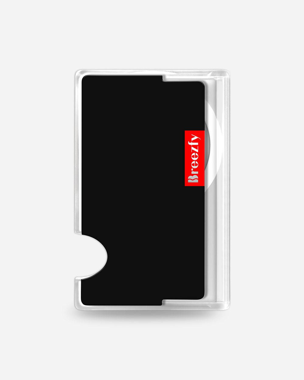 MIDNIGHT BLACK Magnetic Card Wallet