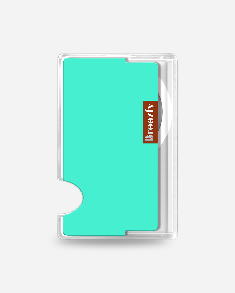 MINT CHOCOLATE ICE CREAM Magnetic Card Wallet