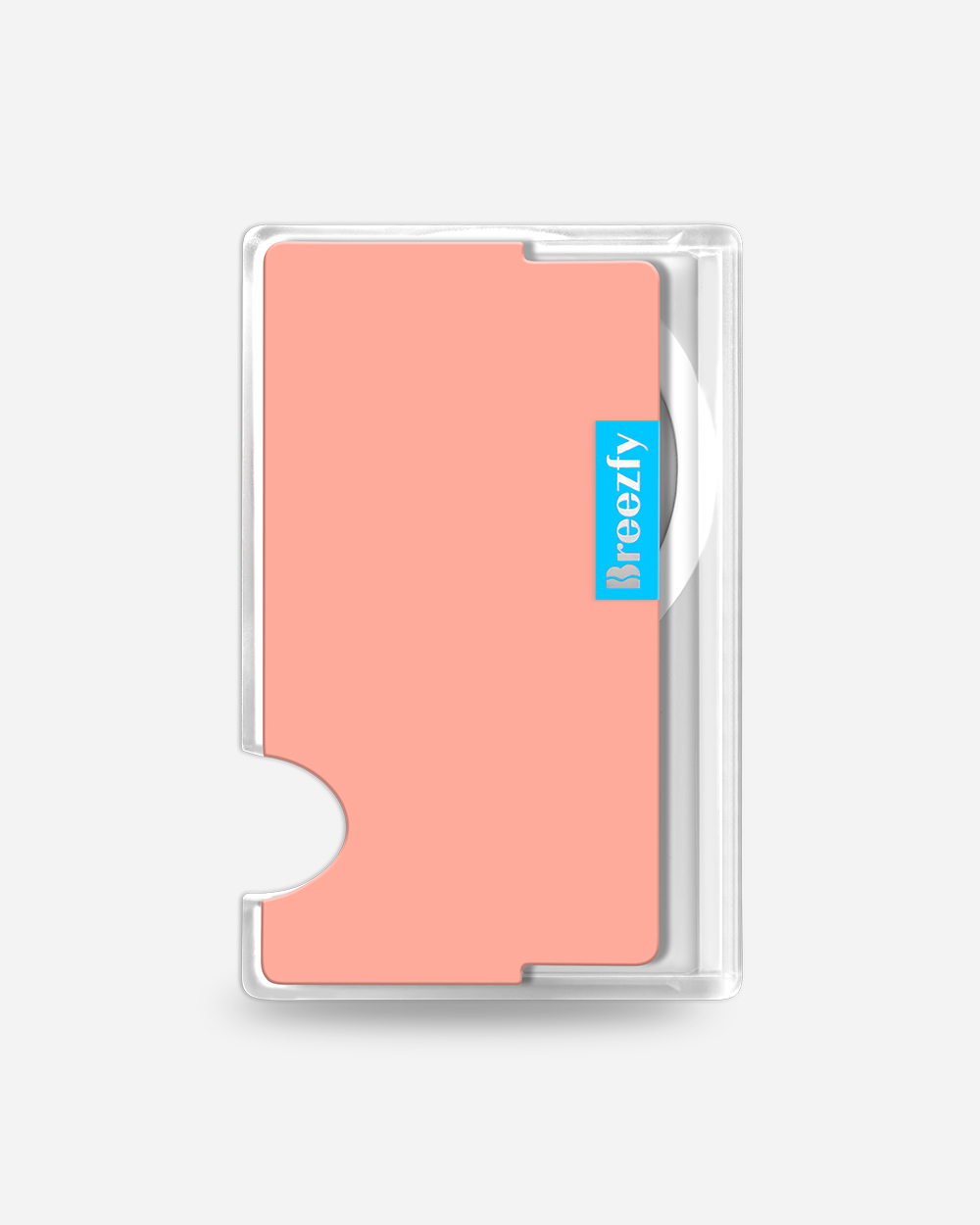 PEACH FUZZ Magnetic Card Wallet