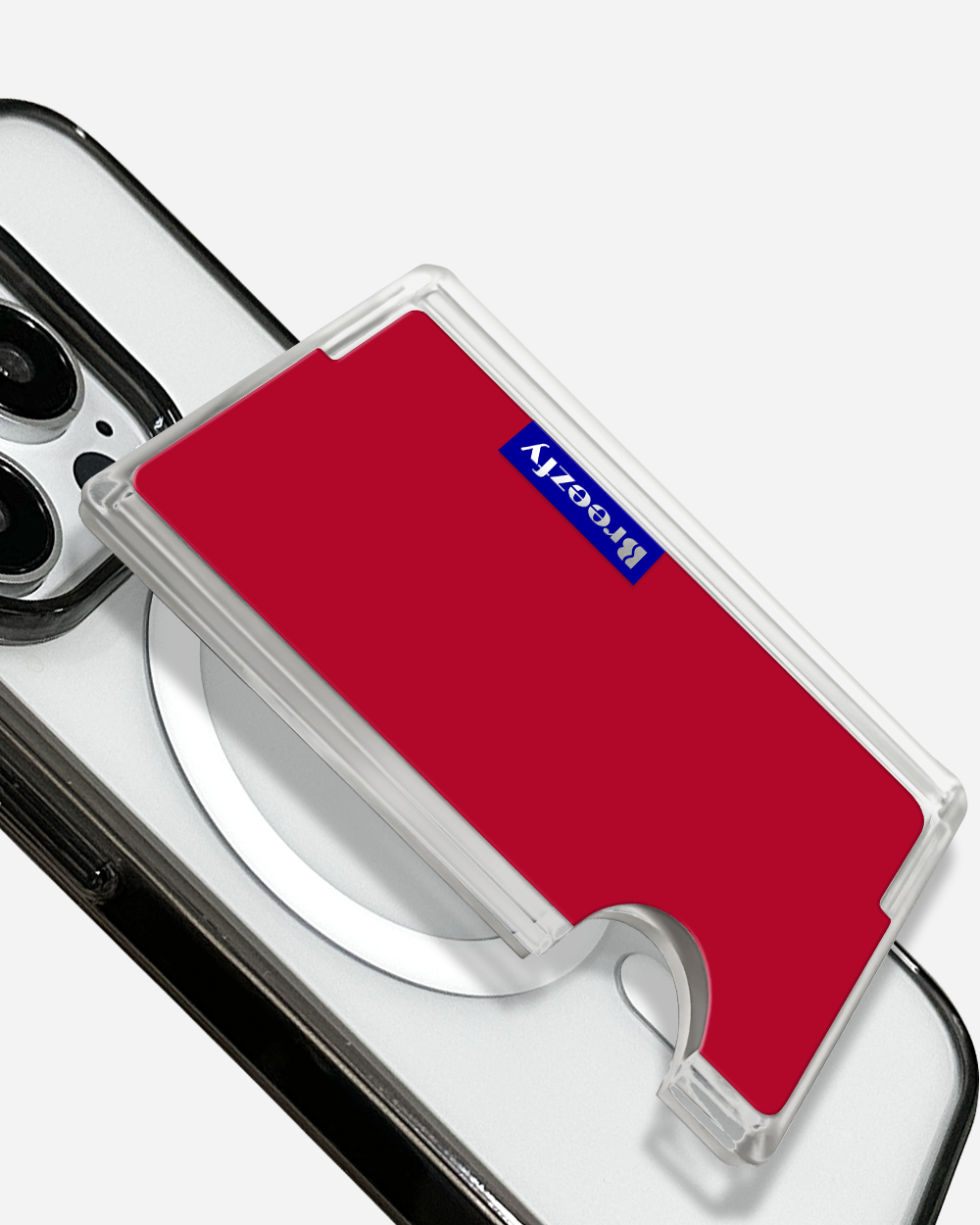 RED WINE Magnetic Card Wallet