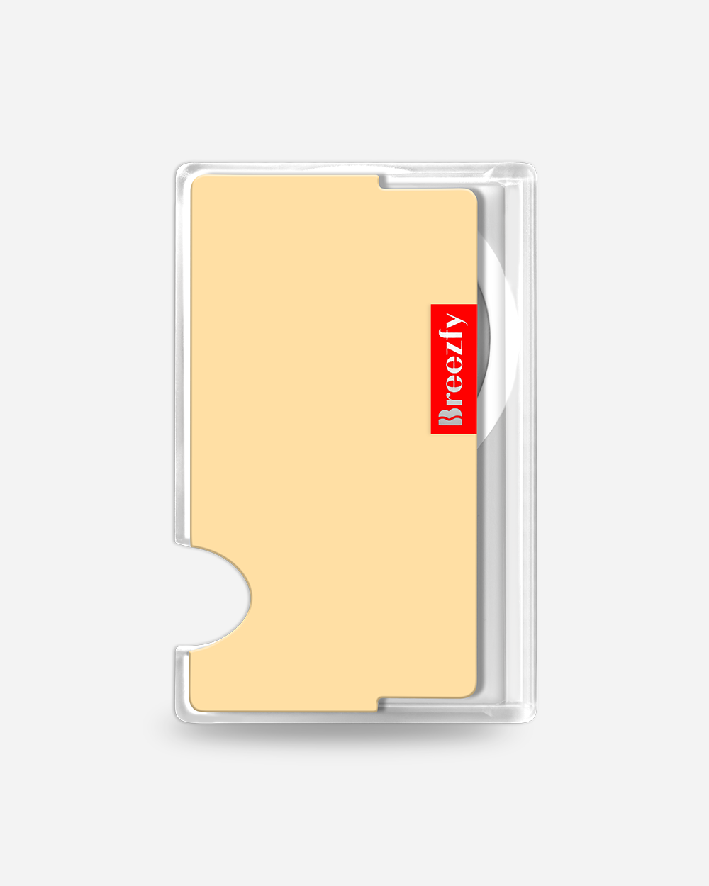 REED BEIGE Magnetic Card Wallet