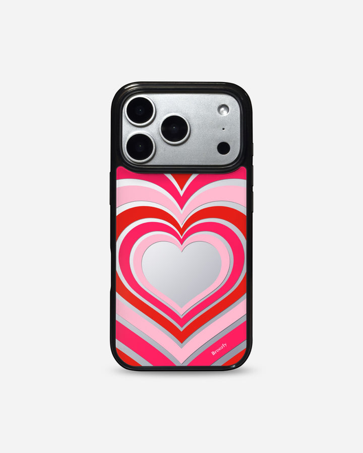 HEART POP Mirror iPhone Case