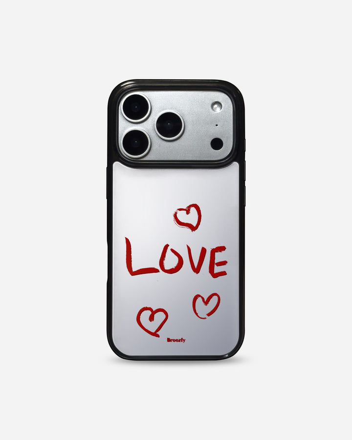 LOVE Mirror iPhone Case