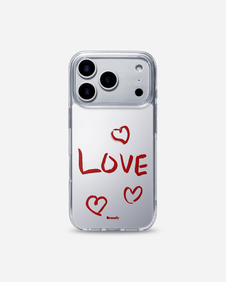 LOVE Mirror iPhone Case