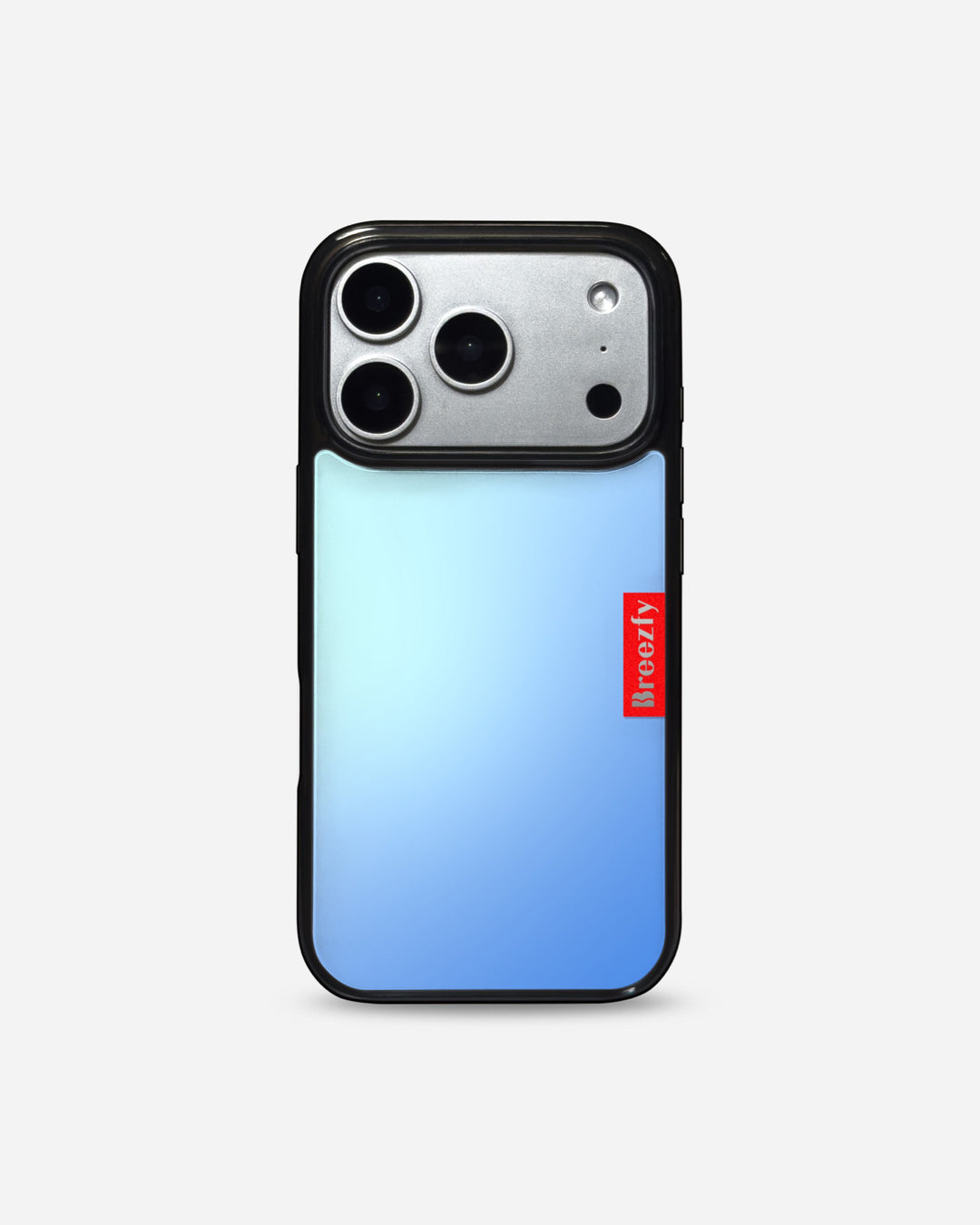 NEON BLUE Mirror iPhone Case