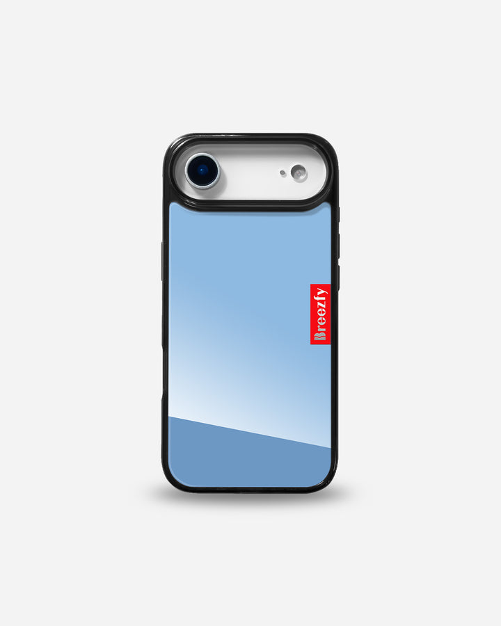 NEON BLUE Mirror iPhone Case