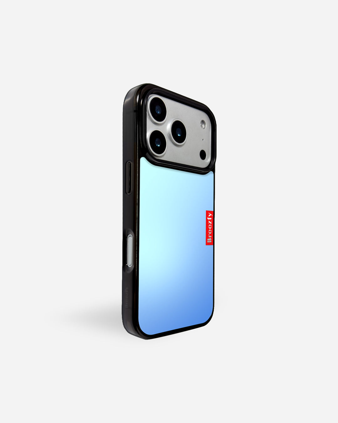 NEON BLUE Mirror iPhone Case