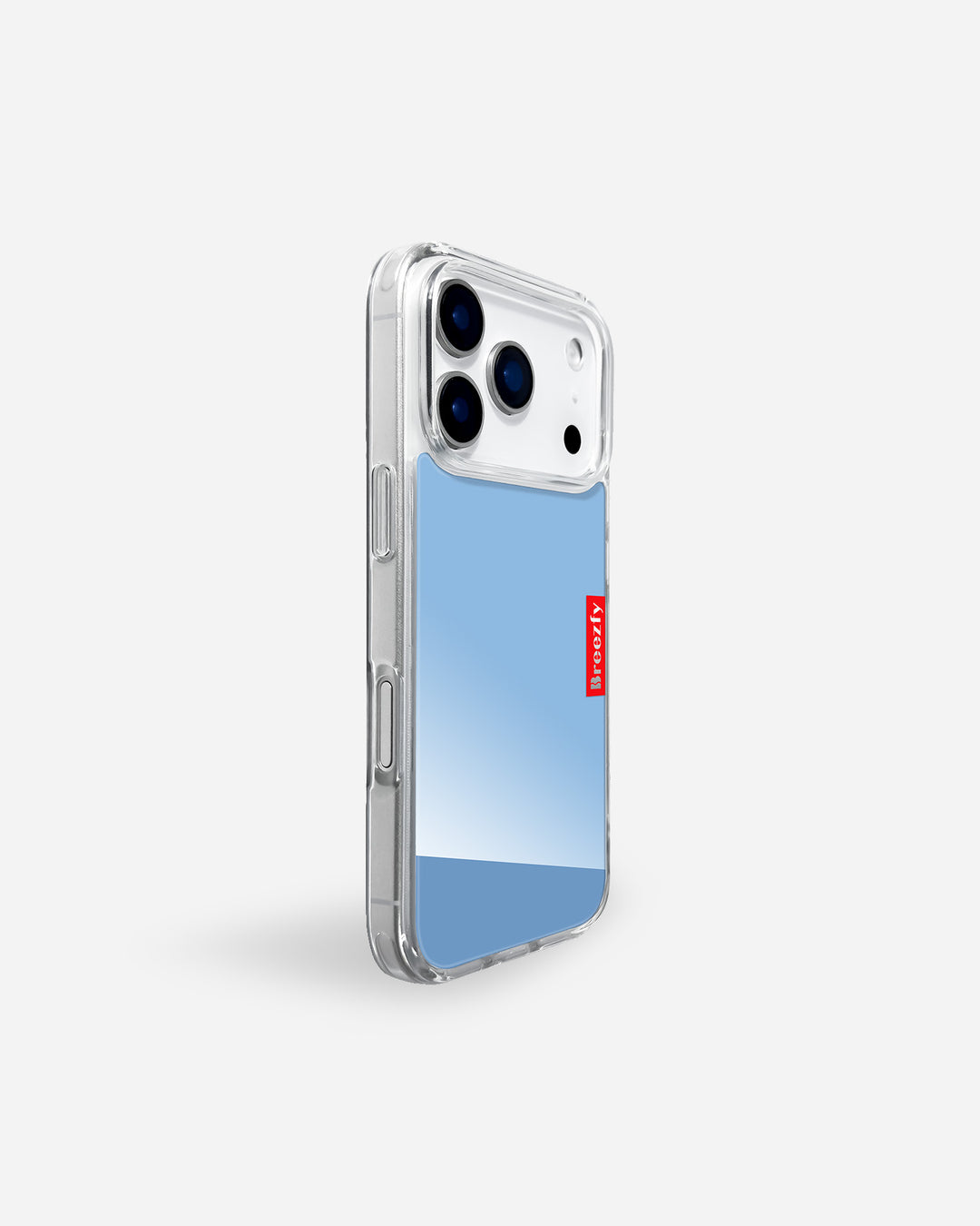 NEON BLUE Mirror iPhone Case