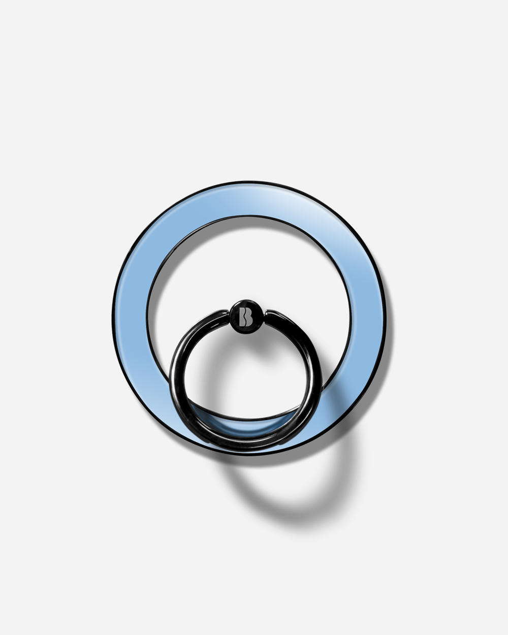 NEON BLUE Magnetic Ring Grip