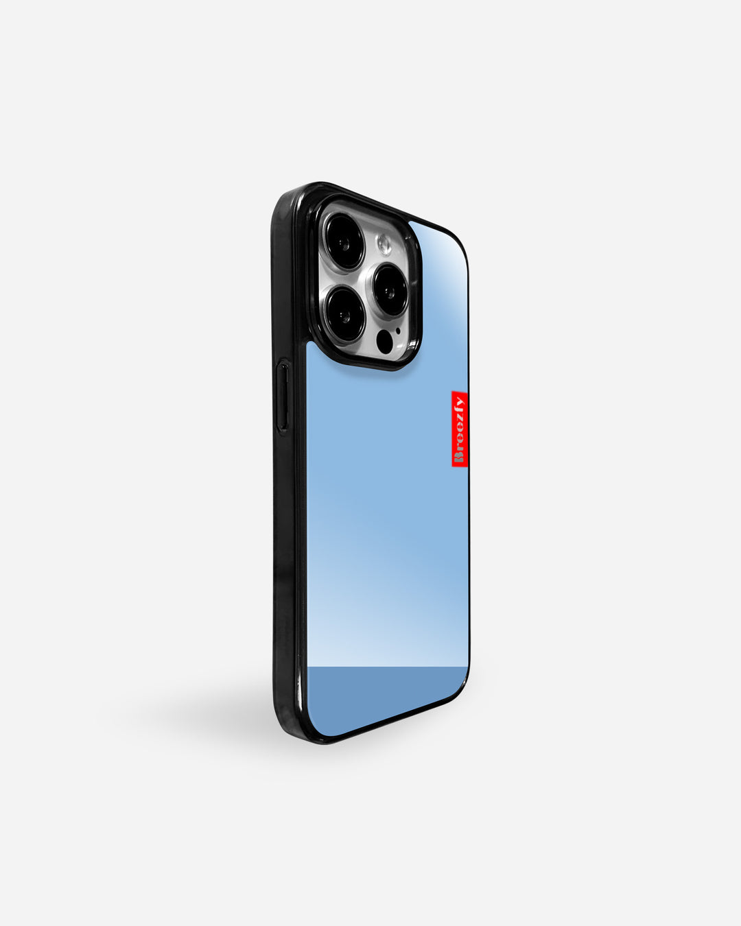 NEON BLUE Mirror iPhone Case