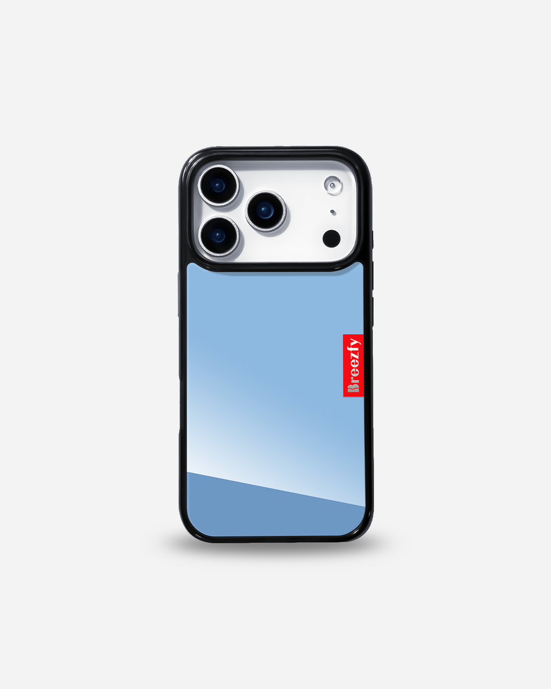 NEON BLUE Mirror iPhone Case