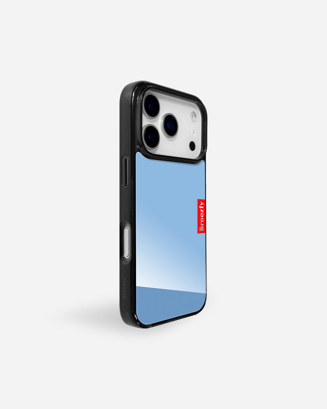 NEON BLUE Mirror iPhone Case
